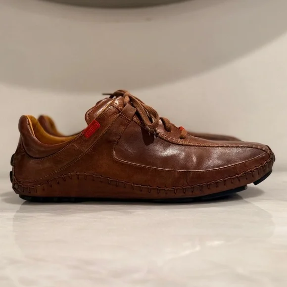 Pikolinos Brown Leather Driving Shoes 45 (US 11.5–12) Handmade Comfort Moccasins - Picture 5 of 16